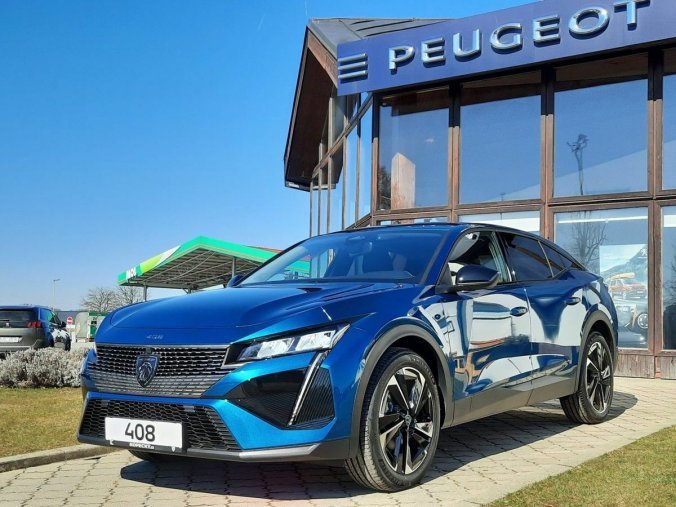 Peugeot 408, Peugeot 408 ALLURE Hybrid 136 e-DCS6, barva modrá
