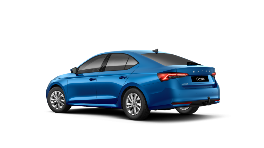 Škoda Octavia, 1,5 TSI Hybrid 110 kW 7° automatická DSG, barva modrá
