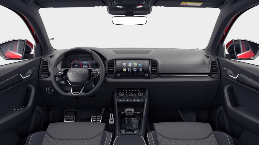 Škoda Karoq, 2,0 TDI 110 kW 7-stup. automat. 4x4, barva červená