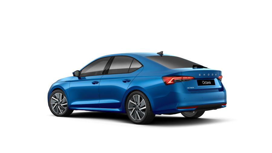 Škoda Octavia, 1,5 TSI m-HEV 9 kW 7-stup. automat., barva modrá