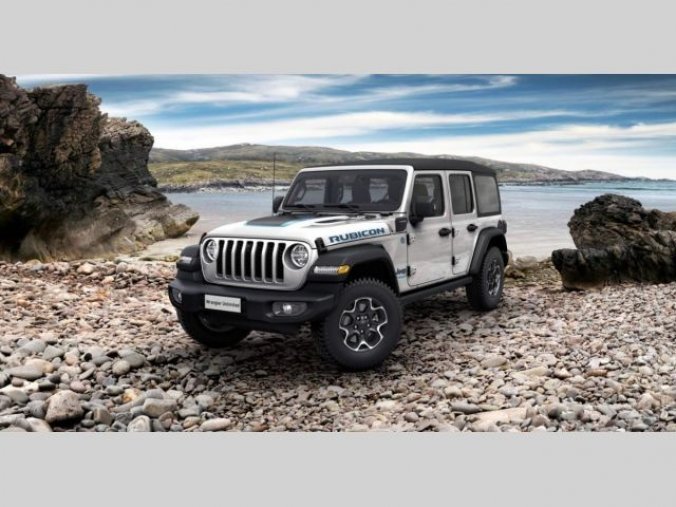 Jeep Wrangler, 2.0T 4xe PHEV 380k 8AT Rubicon, barva stříbrná