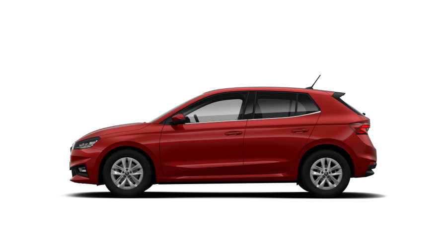 Škoda Fabia, 1,0 TSI 85 kW 6-stup. mech., barva červená