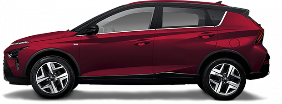 Hyundai Bayon, 1,2i DOHC 62 kW (95 NAT) 5 st. man, barva červená
