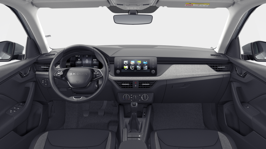 Škoda Scala, 1,0 TSI 70 kW 5° manuální, barva stříbrná