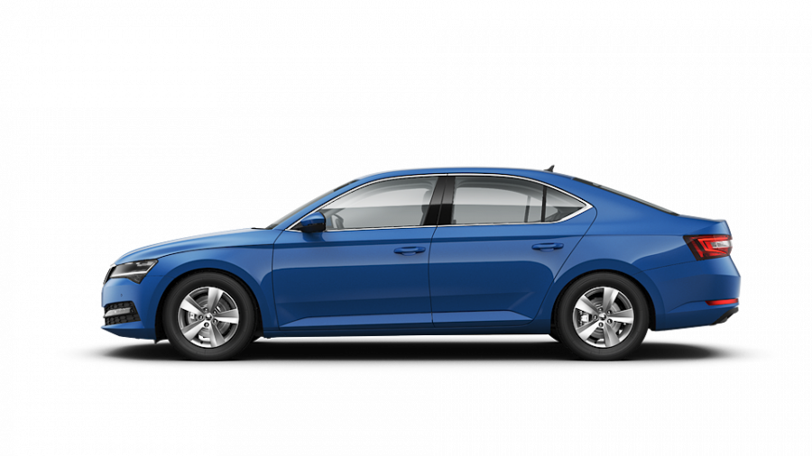Škoda Superb, 2,0 TDI 110 kW 7-stup. automat., barva modrá