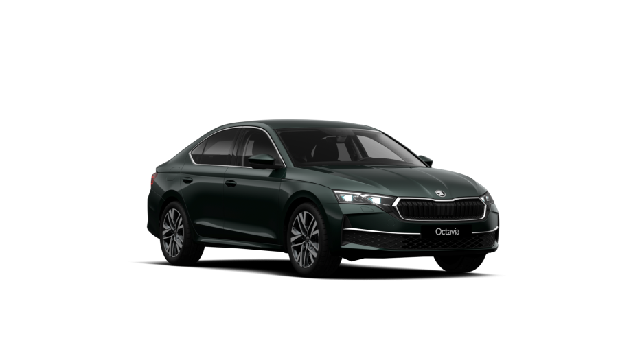 Škoda Octavia, 1,5 TSI m-HEV 110 kW 7-stup. automat., barva zelená