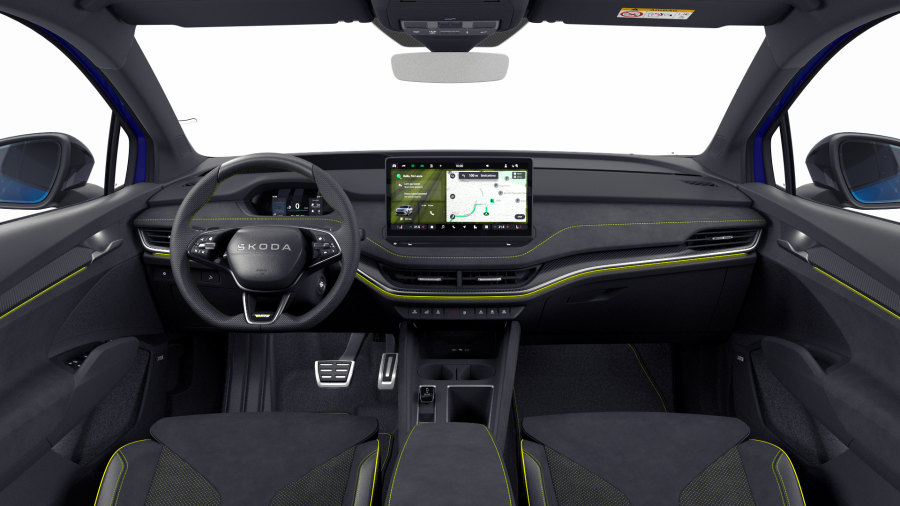 Škoda Enyaq iV, 84 kWh 250 kW 1° automatická 4x4, barva modrá