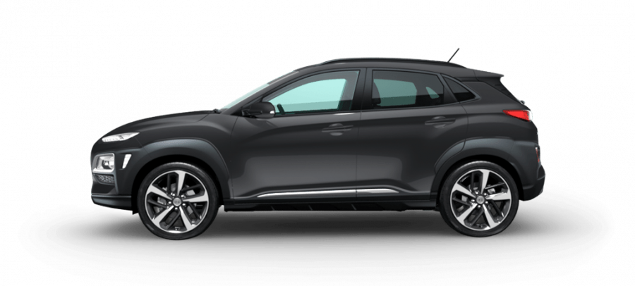 Hyundai Kona, 1,0 T-GDI 88 kW (95 NAT) 6 st. man, barva černá