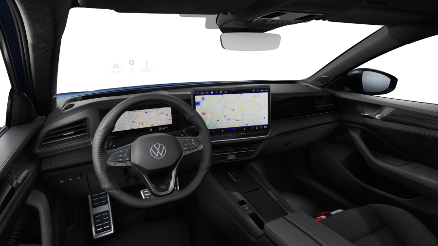 Volkswagen Passat, Passat R-Line 2,0 TDI 142 kW 4MOT, barva modrá