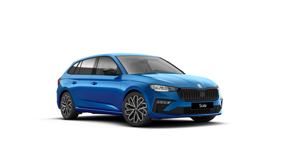 Škoda Scala, 1,0 TSI 85 kW 6° manuální, barva modrá