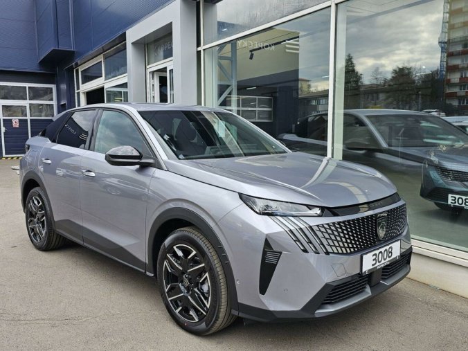Peugeot 3008, Peugeot 3008 ALLURE Hybrid 145 e-DCS6, barva šedá