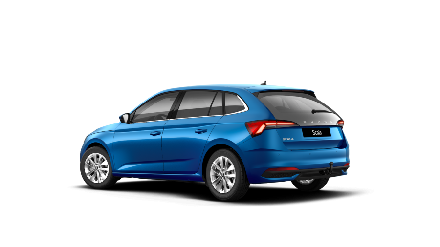 Škoda Scala, 1,5 TSI 110 kW 6-stup. mech., barva modrá