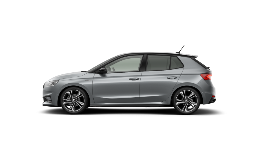 Škoda Fabia, 1,5 TSI 110 kW 7° automatická DSG, barva stříbrná
