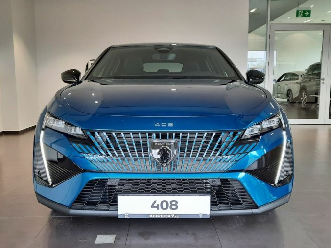 Peugeot 408, Peugeot 408 GT Hybrid 136 e-DCS6, barva modrá