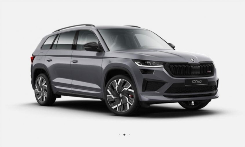 Škoda Kodiaq, 2,0 TSI 180 kW RS 4x4 DSG, barva šedá