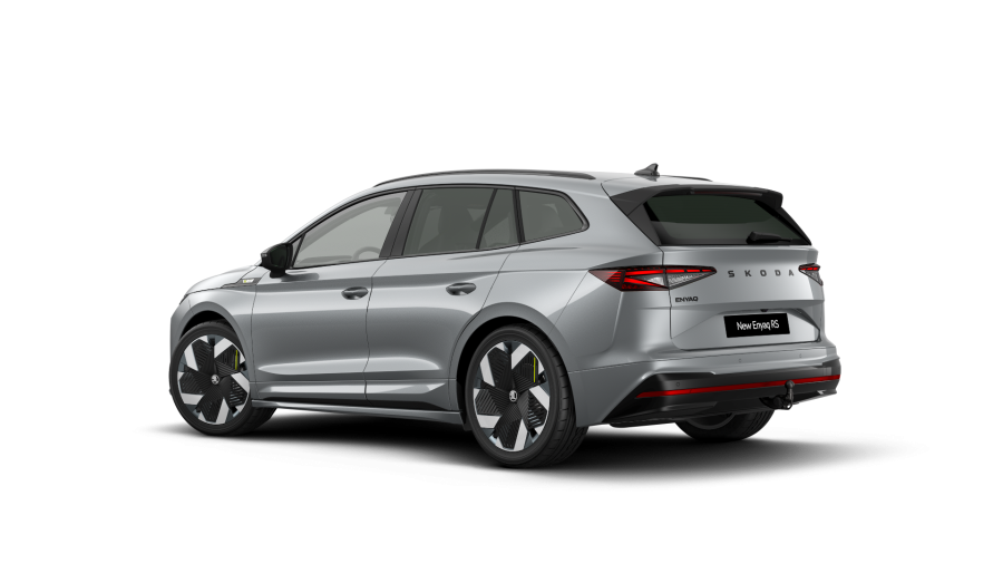 Škoda Enyaq iV, 84 kWh 250 kW 1° automatická 4x4, barva stříbrná