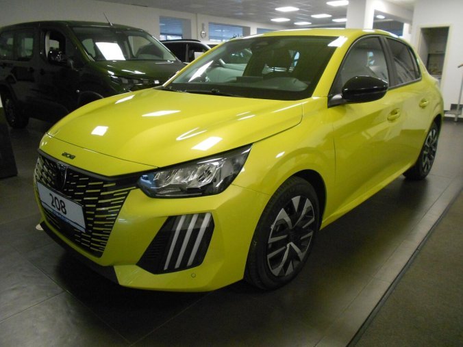 Peugeot 208, Peugeot 208 STYLE El. 100 kW 50 KWh, barva žlutá