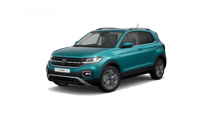 Volkswagen T-Cross, T-Cross Style 1,5 TSI 110 kW 7DSG, barva tyrkysová
