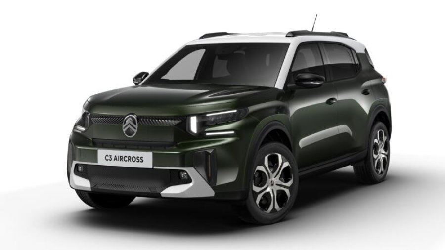 Citroën C3 Aircross, PLUS Turbo 100 MAN6, barva zelená