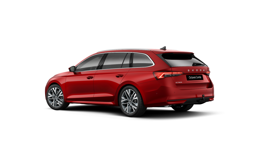 Škoda Octavia, 2,0 TDI 110 kW 7° automatická DSG, barva červená