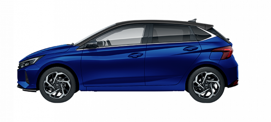 Hyundai i20, 1,2i 62 kW (95 NAT) 5 st. man, barva modrá
