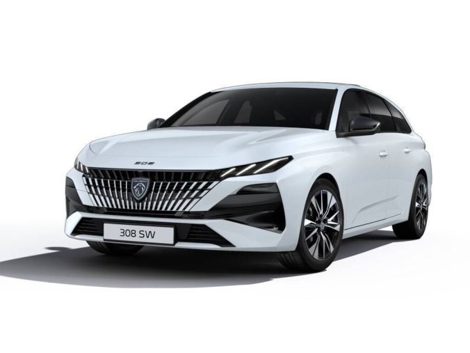 Peugeot 308, Peugeot 308 ALLURE Hybrid  e-DCS6 1.2, barva bílá