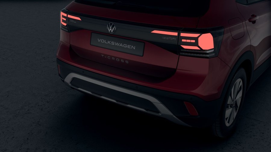 Volkswagen T-Cross, T-Cross People 1.0 TSI 85 kW 7DSG, barva červená
