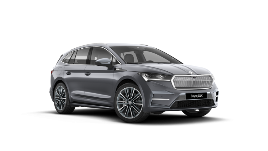 Škoda Enyaq iV, 82 kWh 210,00 kW 1-stup. automat. 4x4, barva šedá