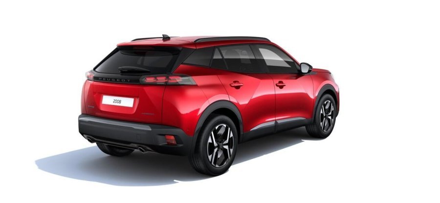 Peugeot 2008, Peugeot 2008 ALLURE Hybrid 110 e-DCS6, barva červená
