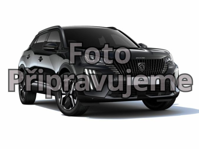Peugeot 2008, Peugeot 2008 ALLURE Hybrid 136 e-DCS6, barva černá