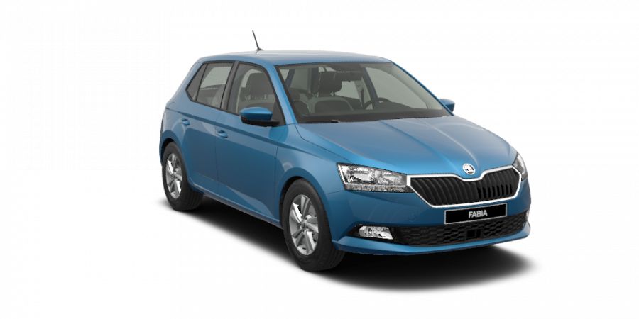 Škoda Fabia, 1,0 MPI 44 kW 5-stup. mech., barva modrá