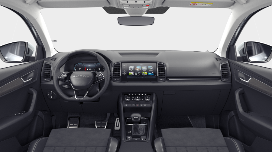 Škoda Karoq, 1,5 TSI 110 kW 7° automatická DSG, barva stříbrná
