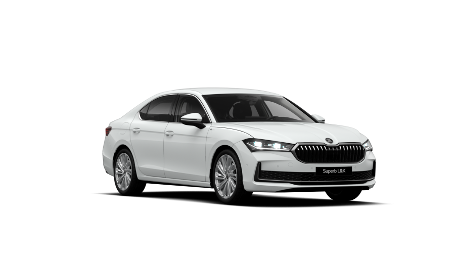 Škoda Superb, 1,5 TSI m-HEV 110 kW 7-stup. automat., barva bílá