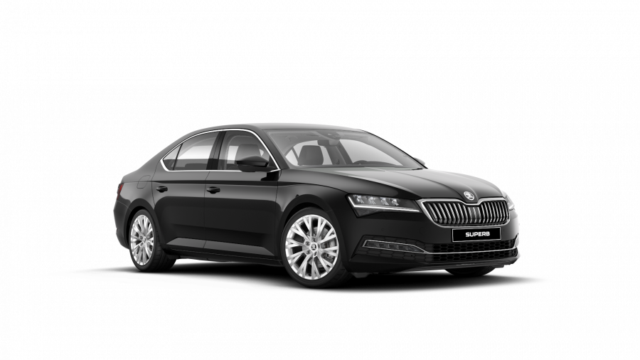 Škoda Superb, 2,0 TDI 147 kW 7-stup. automat. 4x4, barva černá