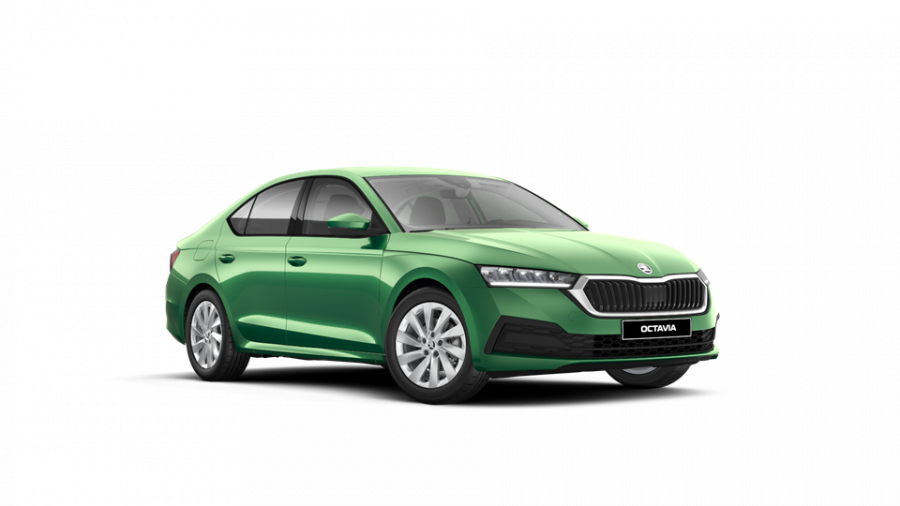 Škoda Octavia, 1,5 TSI 110 kW 6-stup. mech., barva zelená