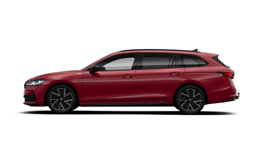 Škoda Superb, 1,5 TSI iV 150 kW 6-stup. automat., barva červená