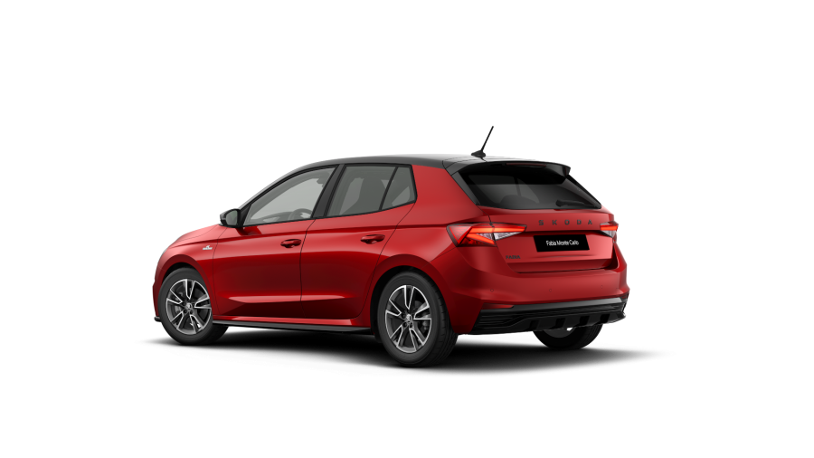 Škoda Fabia, 1,5 TSI 110 kW 7° automatická DSG, barva červená