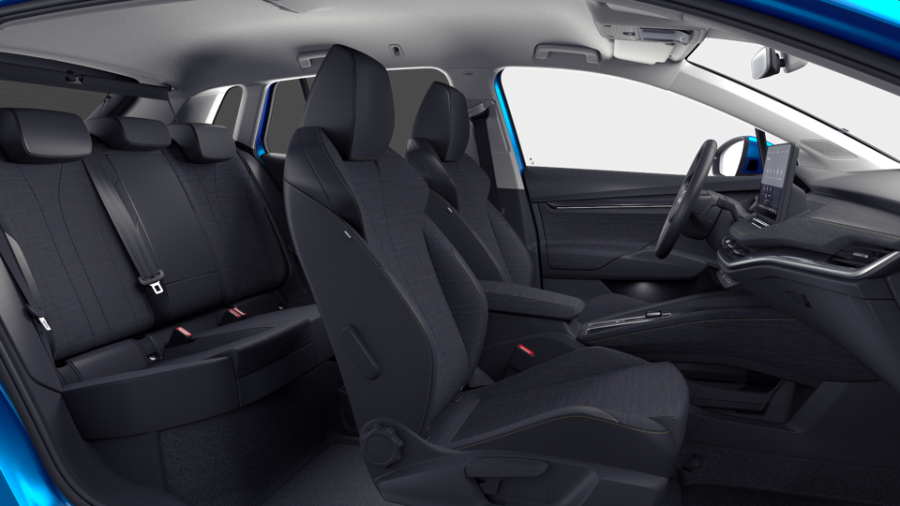 Škoda Elroq, 82 kWh 1° převodovka, barva modrá