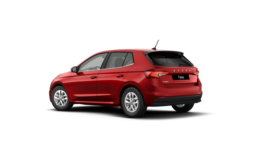 Škoda Fabia, 1,0 TSI 85 kW 7° automatická DSG, barva červená