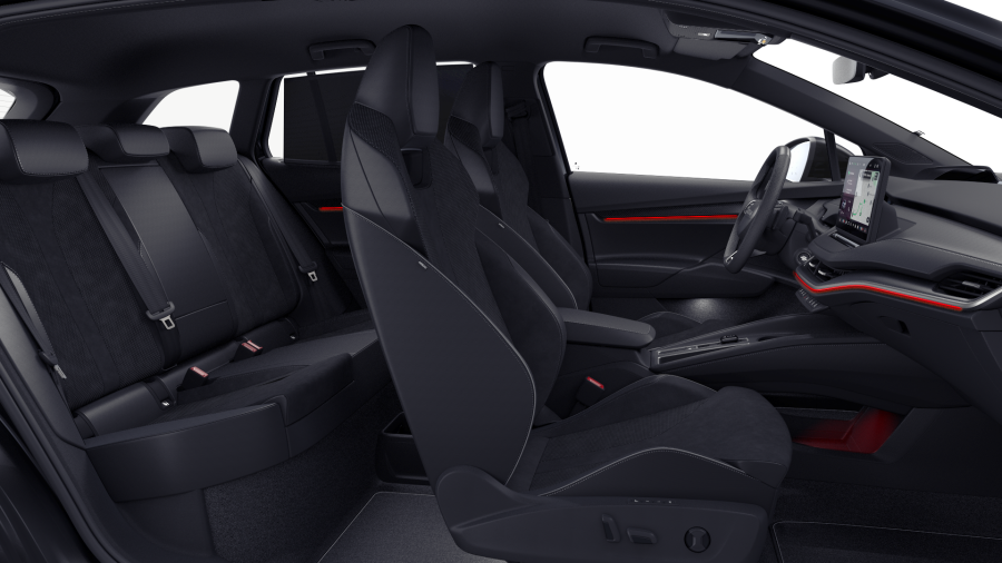 Škoda Enyaq iV, 82 kWh 1° automatická, barva černá