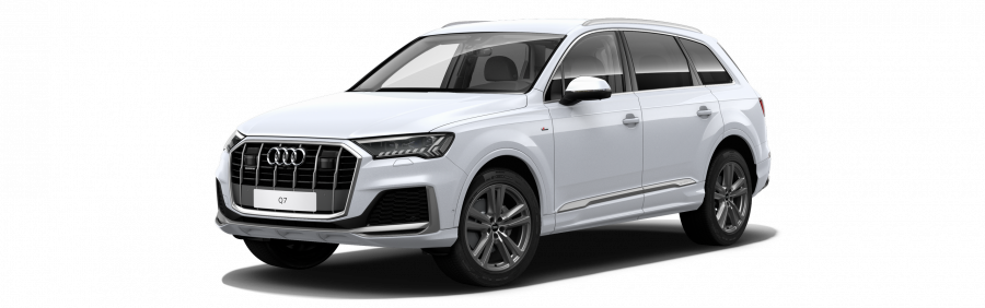 Audi Q7, Q7 S line 50 TDI quattro, barva bílá