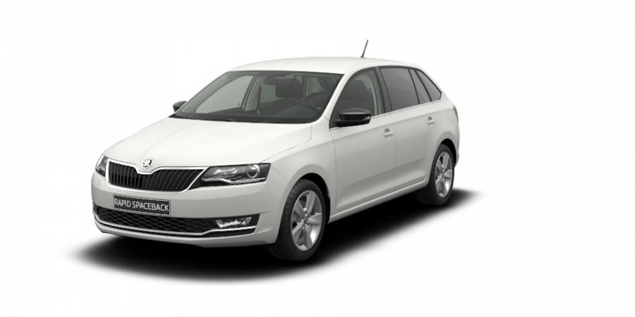 Škoda Rapid, 1,0 TSI 70 kW 5-stup. mech., barva bílá