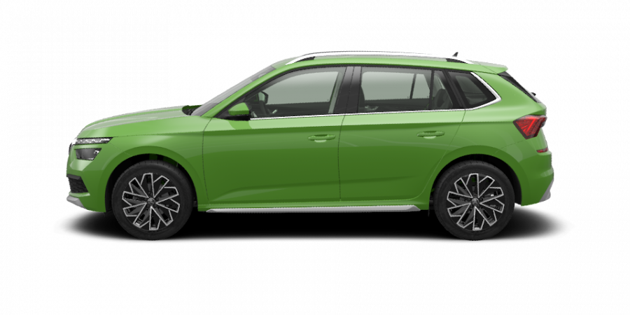 Škoda Kamiq, 1,0 TSI 70 KW 5-stup. mech., barva zelená
