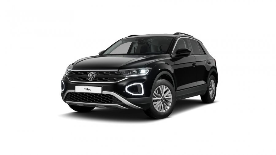 Volkswagen T-Roc, T-Roc Life 1,5 TSI 110 kW 7DSG, barva černá