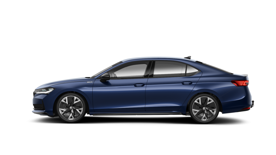 Škoda Superb, 2,0 TDI 142 kW 7° automatická DSG 4x4, barva modrá