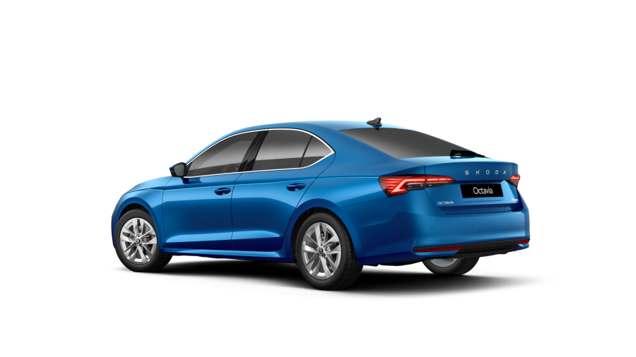 Škoda Octavia, 1,5 TSI m-HEV 110 kW 7-stup. automat., barva modrá