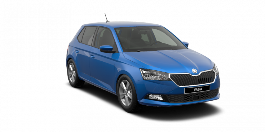 Škoda Fabia, 1,0 TSI 81 kW 6-stup. mech., barva modrá