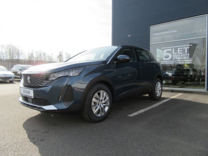 Peugeot 3008, Active Pack 1.2 PureTech 130k, barva modrá