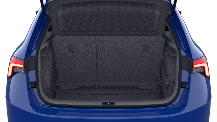 Škoda Scala, 1,5 TSI 110 kW 6° manuální, barva modrá