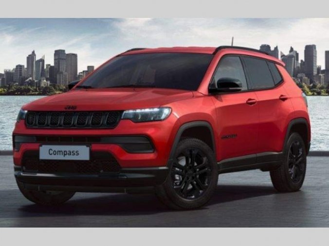 Jeep Compass, Night Eagle 1.3 Turbo GSE 130k, barva červená